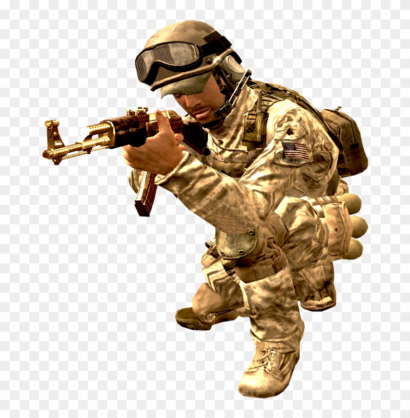 Sniper , Png Download - Ak 47 Cod4 Clipart