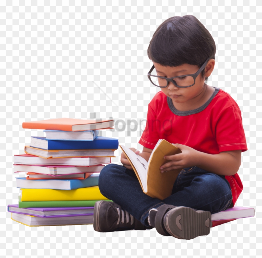 Free Png Children Reading Png Png Image With Transparent - Niño Leyendo Png Clipart #2799119