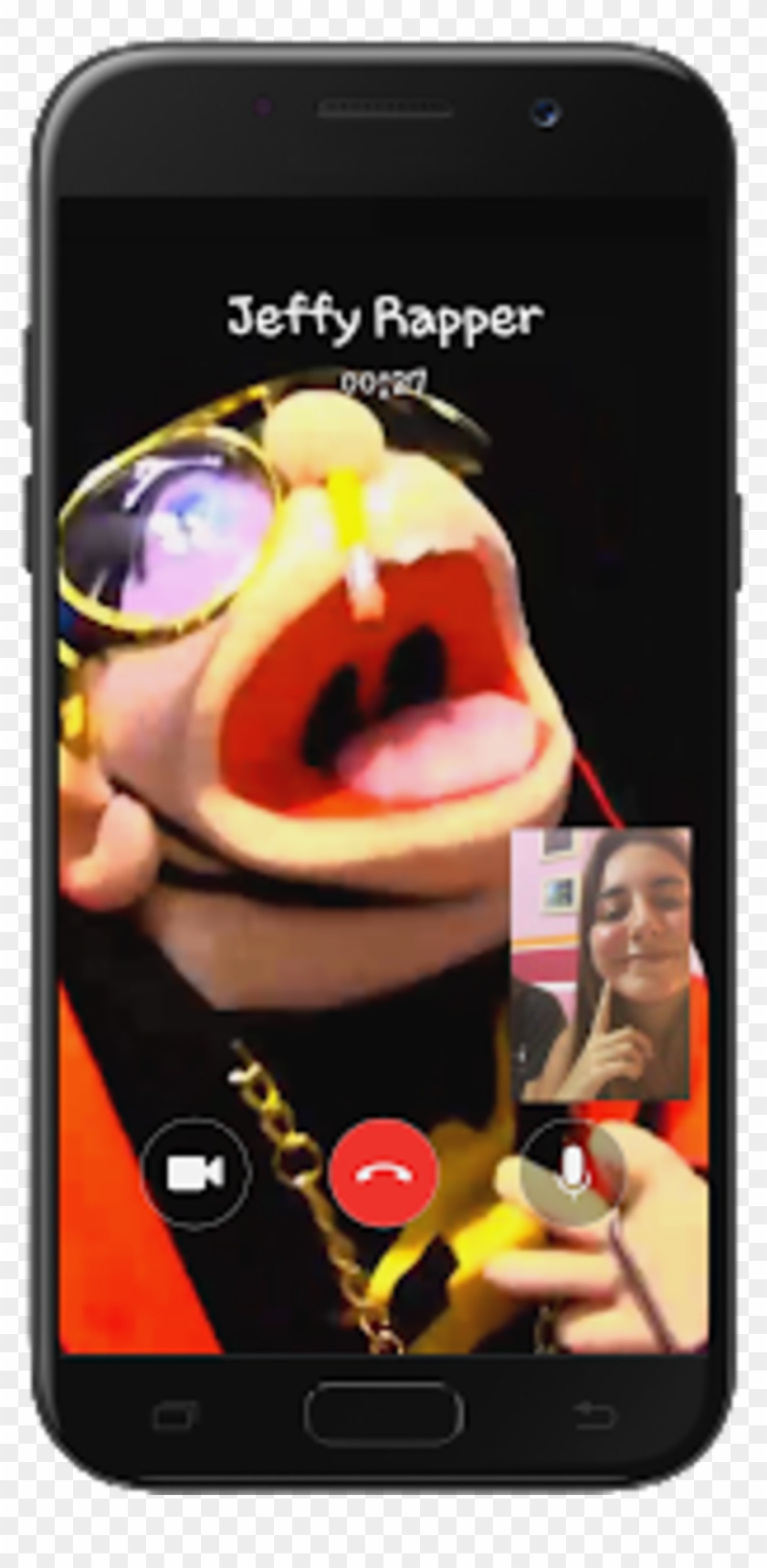 Jeffy The Rapper Video Call Aka Jfee Puppet - Photo Caption Clipart