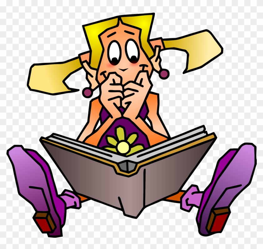 More From My Site - Girl Studying Girl Png Clipart #2799183