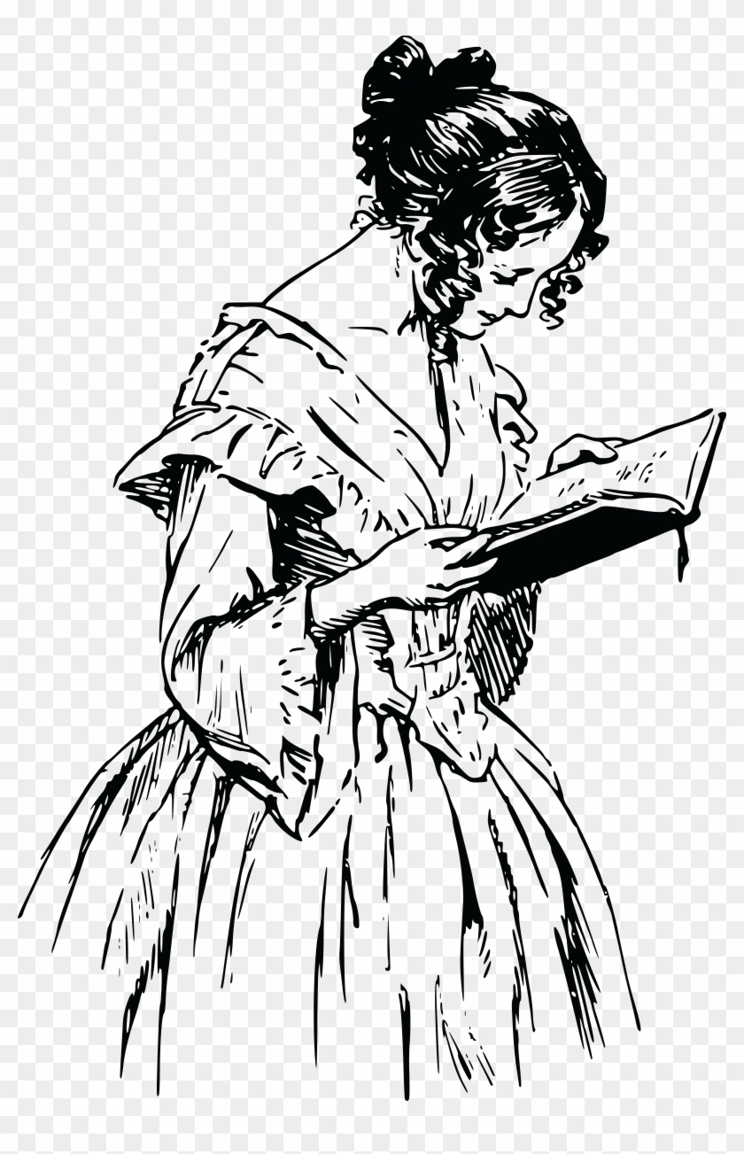 Free Of A Woman Reading - Pride And Prejudice Clipart - Png Download #2799214