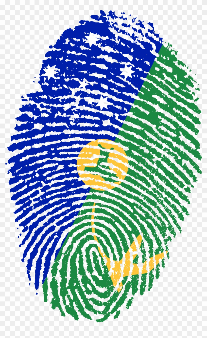 Christmas Island Flag Fingerprint 664423 - Swazi Flag Clipart #2799218