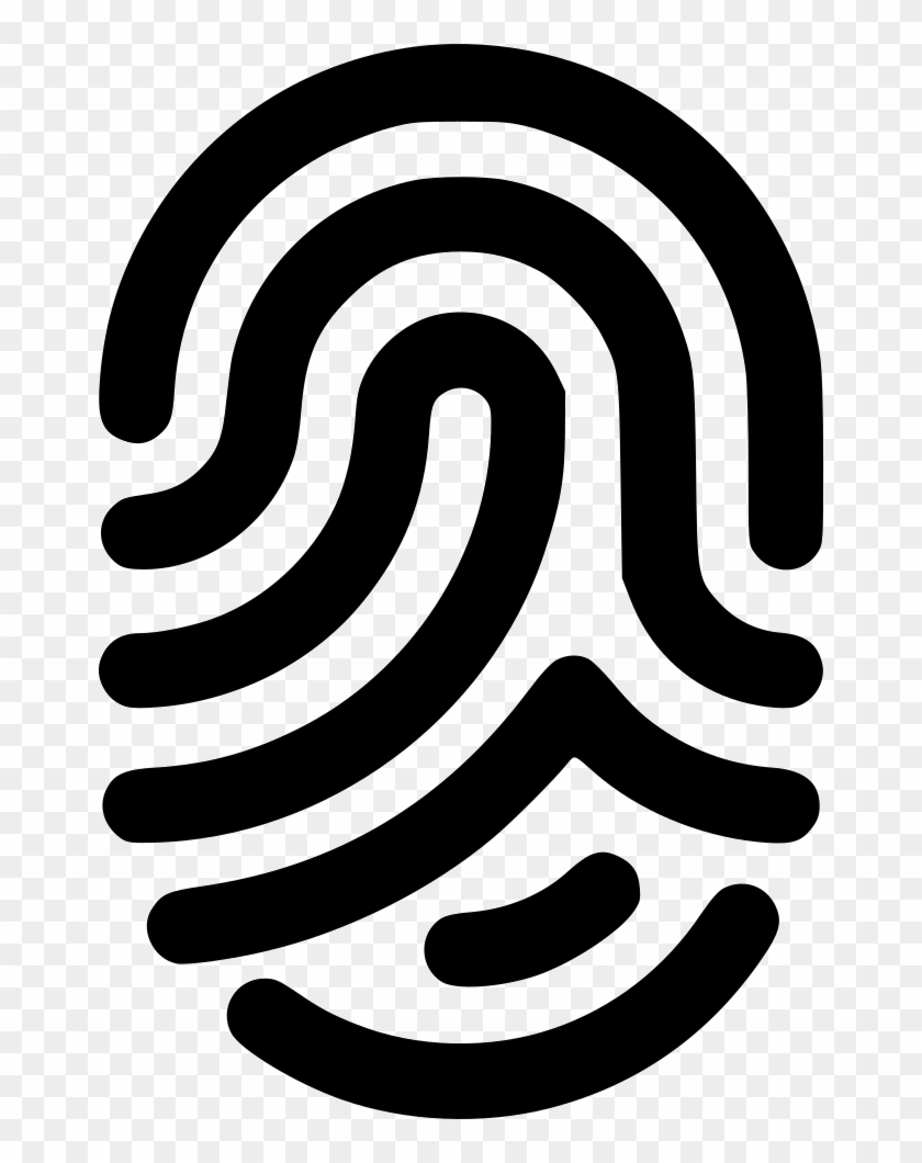 Fingerprint Personal Access Crime Identification Svg - Crime Icon Png Clipart