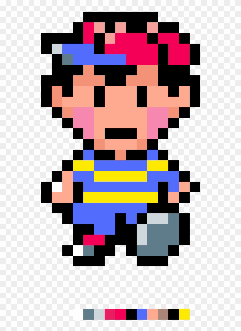 Ness - Ness Earthbound Sprite Clipart
