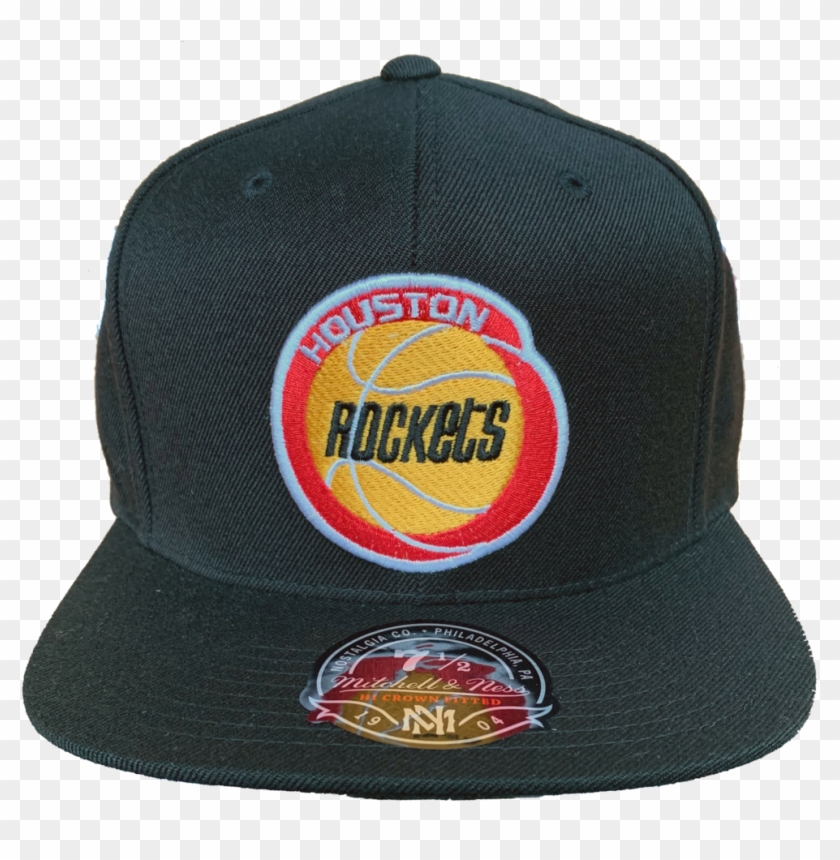 Men's Houston Rockets Mitchell & Ness Hwc Fitted Cap - Baseball Cap Clipart #2799818