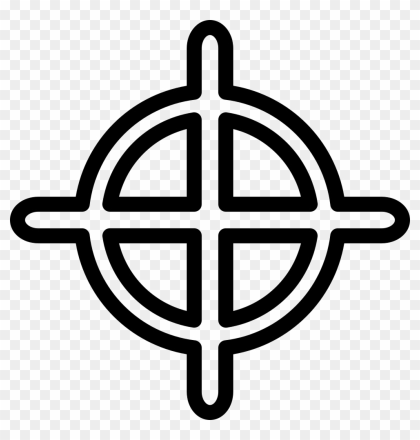 Crosshair Svg Png Icon Free Download Comments - Crosshair Outline Clipart #280002