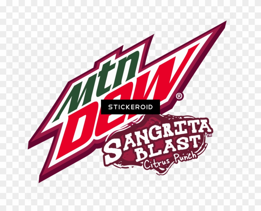 Mountain Dew Sangrita Blast Logo - Mtn Dew Black And White Clipart