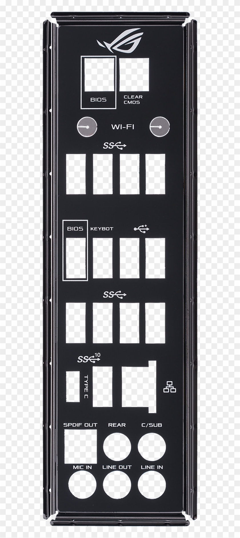 General Information - Asus Crosshair Vi Hero Io Shield Clipart