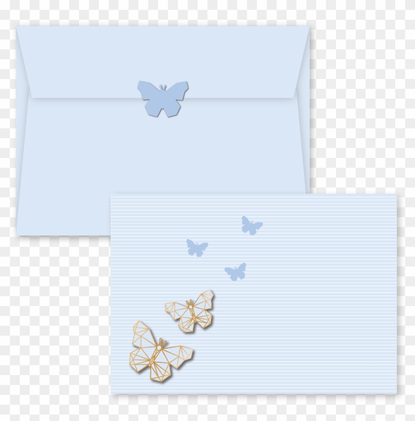 Fairy Dust Folded Card - Butterfly Clipart #280798