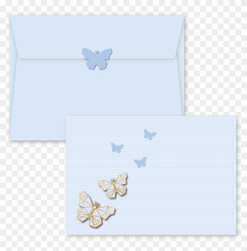 Fairy Dust Folded Card - Butterfly Clipart