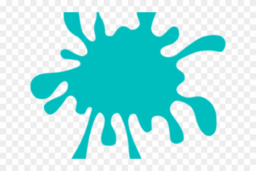 Splatter Clipart Cartoon Paint - Red Paint Splatter Clipart - Png Download
