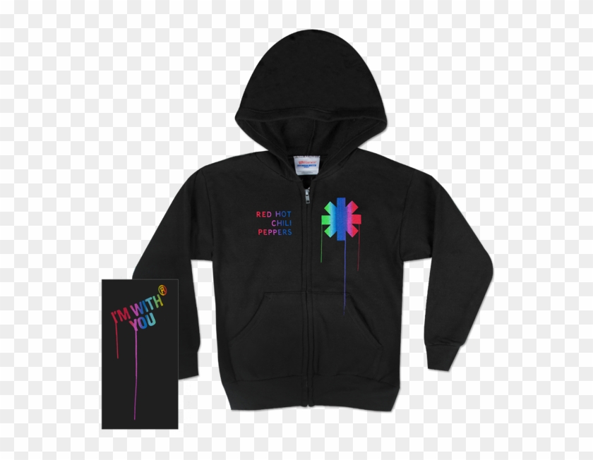 Red Hot Chili Peppers Paint Drip Juniors Zip Hoodie - Hoodie Clipart #280929