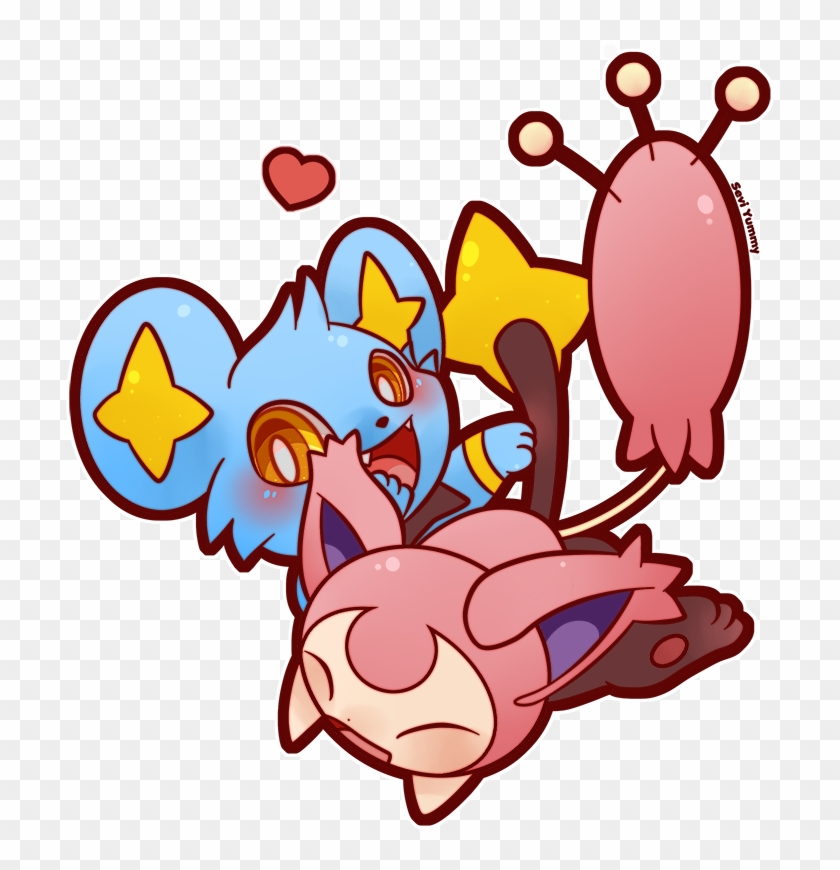 Chibi Shinx & Skitty Support Me On Patreon Clipart #281129