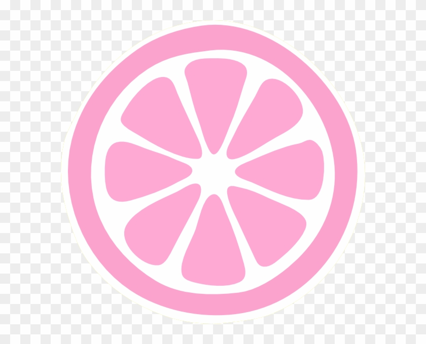 Pink Slice Hi 600×599 Pixels Strawberry Lemonade, Pink - Green Lemon Clip Art - Png Download #281154