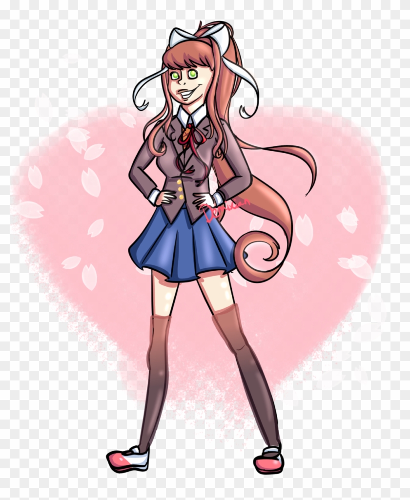 Just Literature Club By Poetflame On - Cartoon Clipart #281353