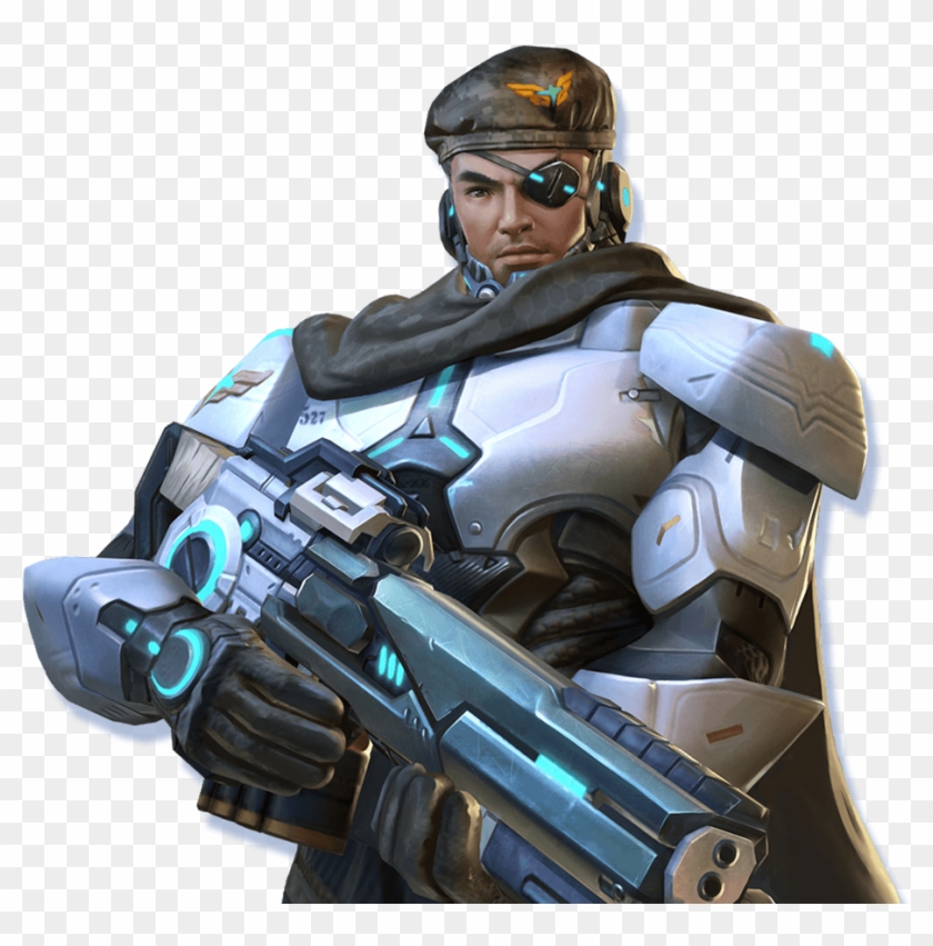 9527 Soldier - Overwatch Clipart