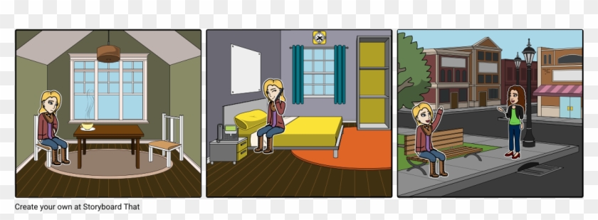 Monika's Tag - Storyboard Apartment Clipart #281824