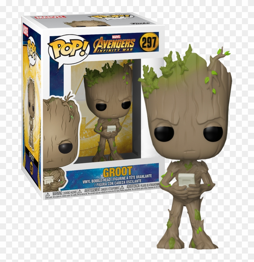 Funko Pop Vinyl - Avengers Infinity War Groot Pop Clipart #282078