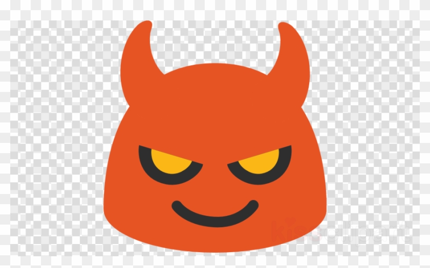 Devil Emoji Png Clipart Emoji Devil Clip Art - Android Devil Emoji Png Transparent Png