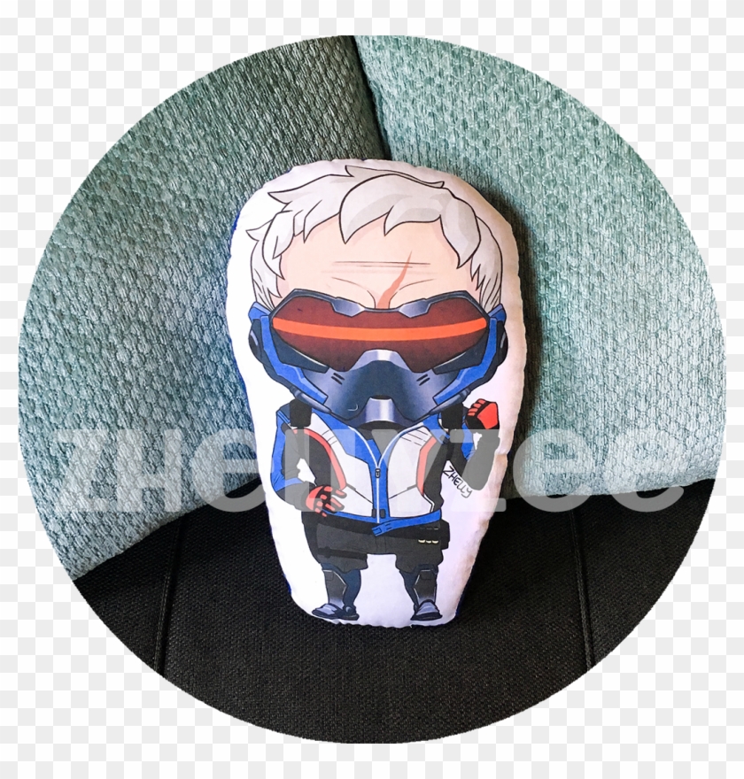 Soldier 76 Pillow Plush - Car Seat Clipart #282282