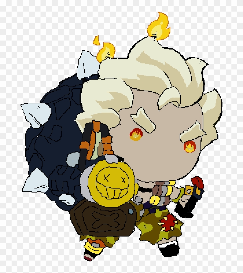 Junkrat - Chibi Junkrat Overwatch Fanart Clipart