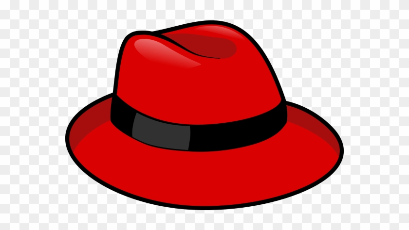 Clipart - Red Fedora - Red Hat - Png Download #282677