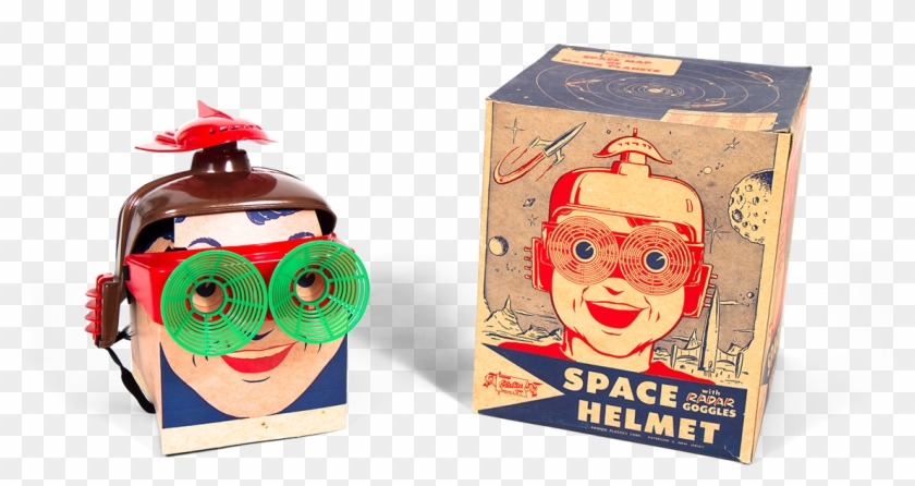 Banner Plastics, - Vintage Space Helmet Toy Clipart