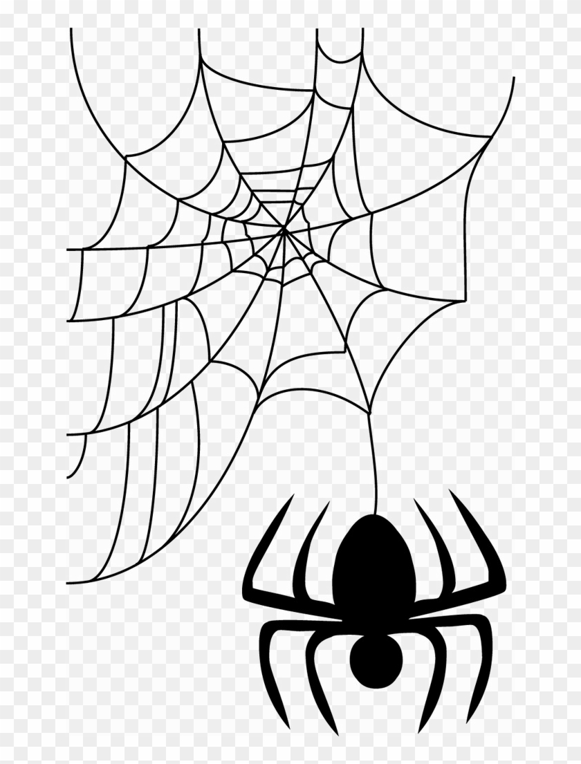 Halloween Spider Web Vector Free Png Image Background - Spider Web Vector Png Clipart