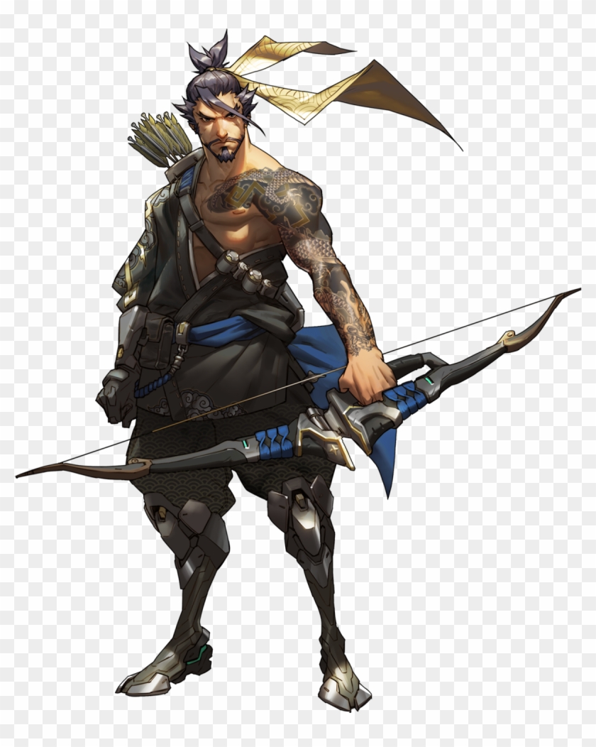 Hanzo - Overwatch Concept Art Hanzo Clipart