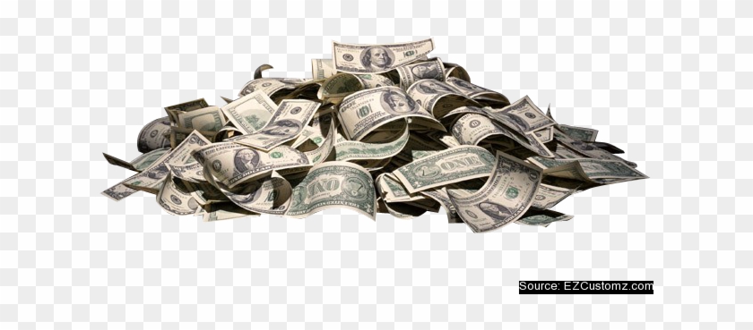 Money Pile - Money Pile Png Transparent Clipart #283365