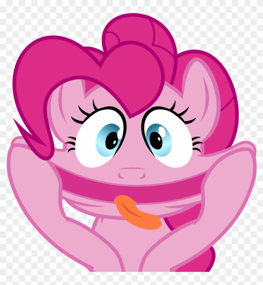 Chipmagnum, Funny Face, Pinkie Pie, Safe, Simple Background, - Pinkie Pie Silly Faces Clipart #283461