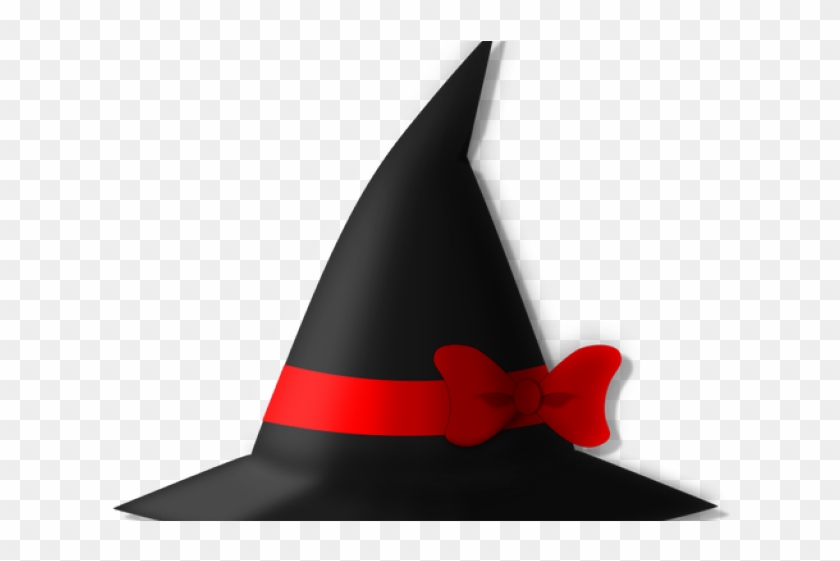 Witch Hat Clipart Ribbon - Red Witch Hat Clip Art - Png Download