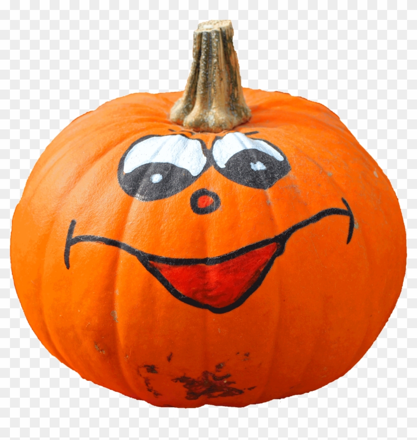 Painted Pumpkin Clipart - Png Download