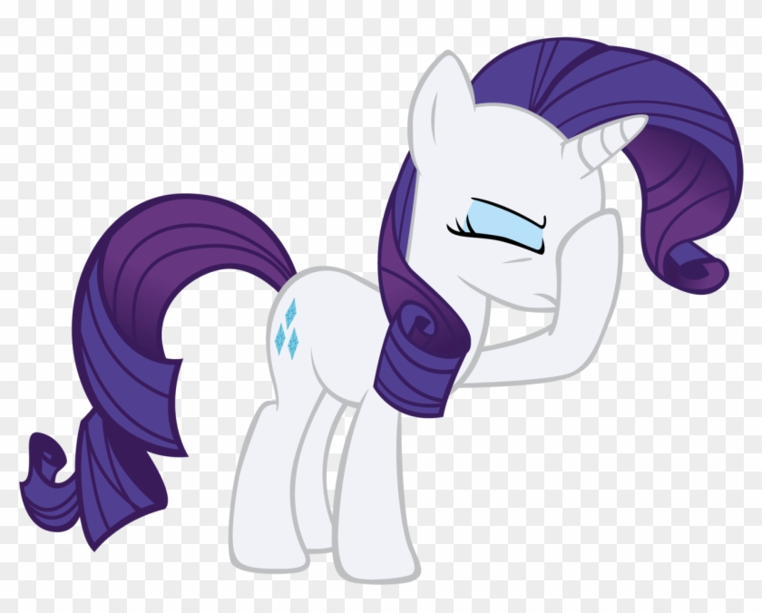 Rarity Mlp My Little Pony Facepalm - My Little Pony Facepalm Clipart