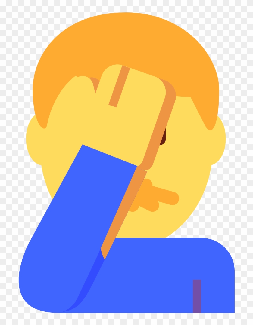 I Made Male Facepalm Ftw - Discord Facepalm Clipart