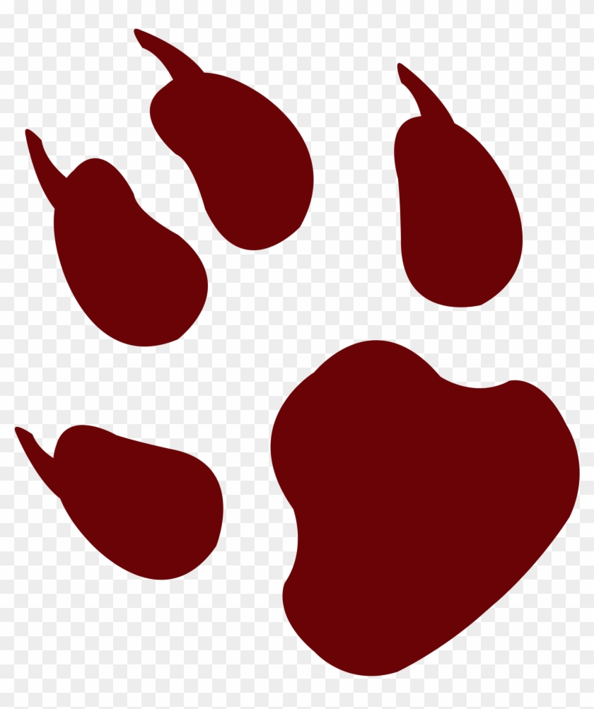 Animal Footprint - Tiger Footprints Png Transparent Clipart #283954