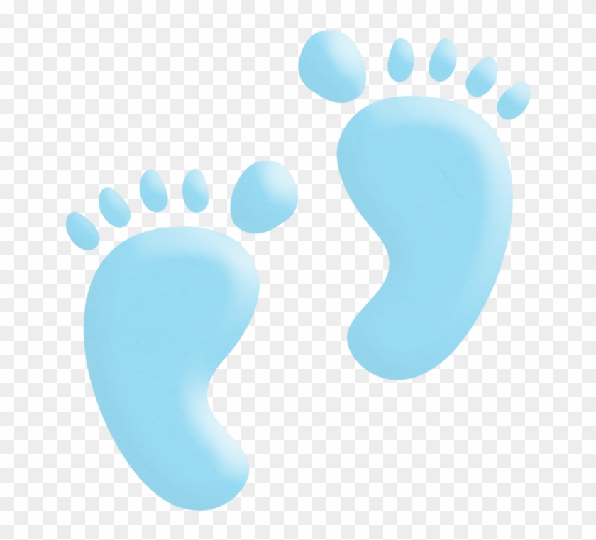 ϦᎯϧy ‿✿⁀ Baby Shower Diapers, Baby Shower Games, Baby - Baby Boy Footprints Clipart #284086