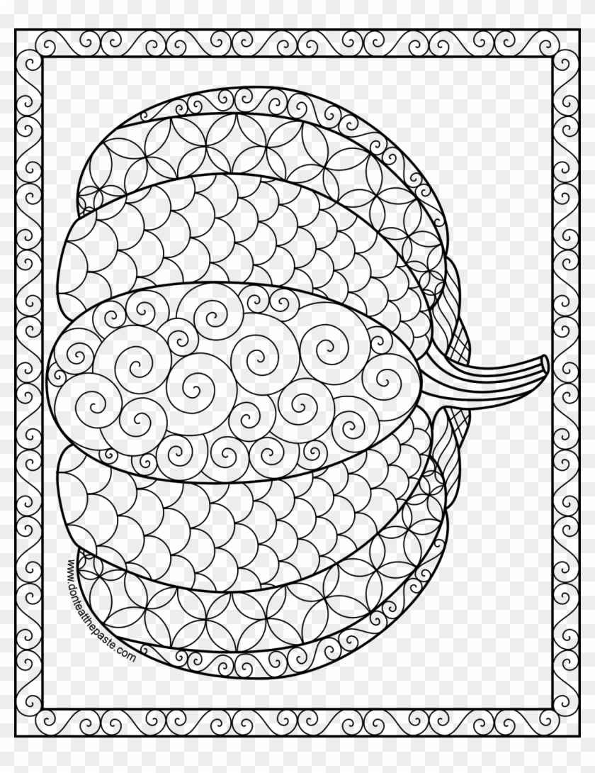 Free Thanksgiving Spider Web Coloring Pages 17 Page - Pumpkin Zentangle Coloring Page Clipart #284181