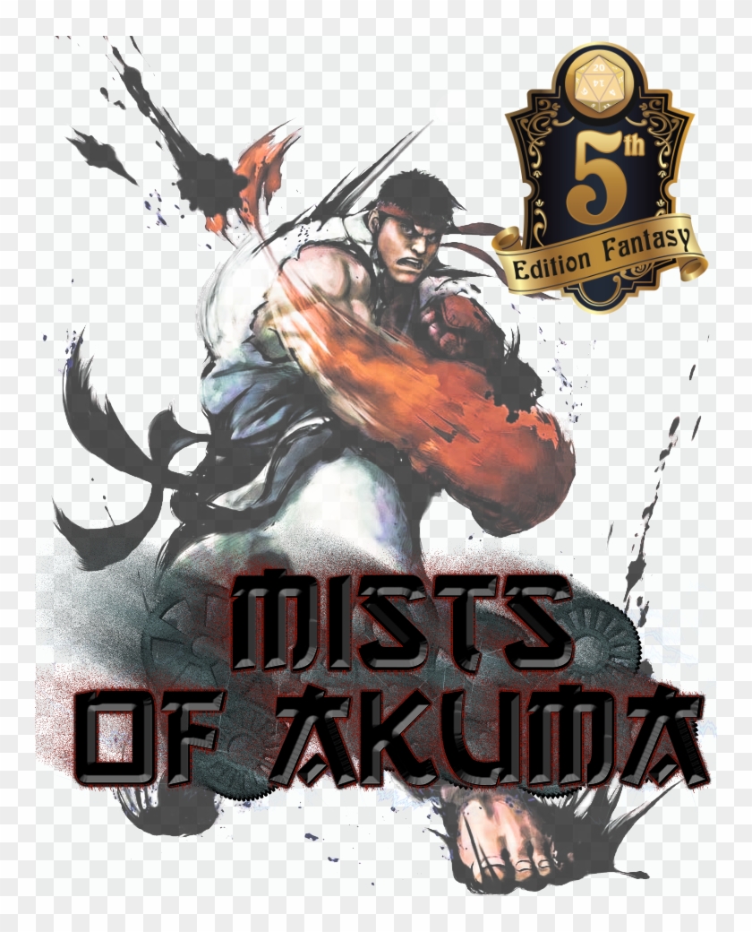 Rpg Material Of Many Genres - Street Fighter Ryu Art Clipart #284184