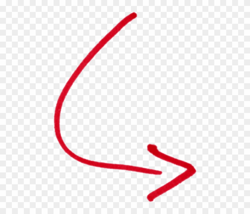 Free Png Download Curve Arrow Png Images Background - Hand Drawn Red Arrow Clipart