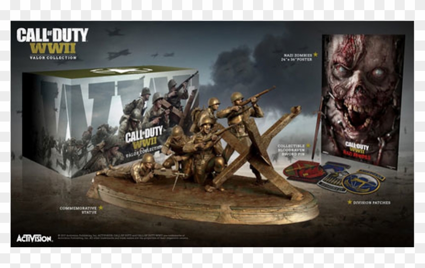 Cod Ww2 Valor Collection Box Call Of Duty Ohne Spiel - Call Of Duty Ww2 Valor Collection Clipart