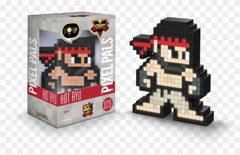 Pdp Pixel Pals Capcom Street Fighter V Hot Ryu Collectible - Pixel Pals Street Fighter Hot Ryu Clipart