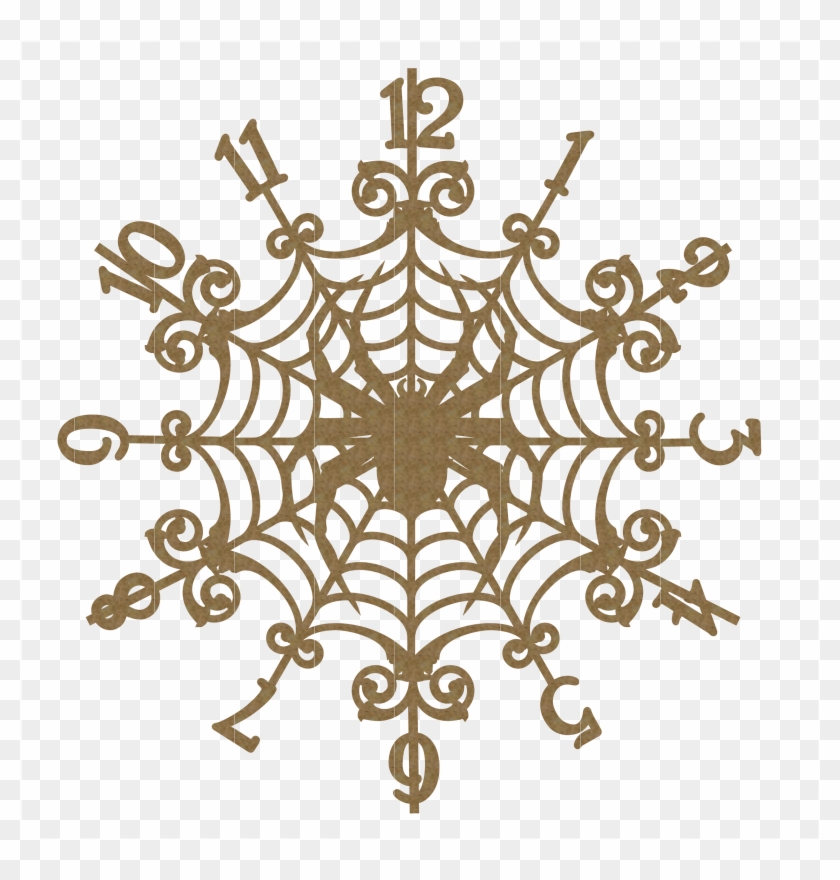 Spider Web C Clock Clipart #284339