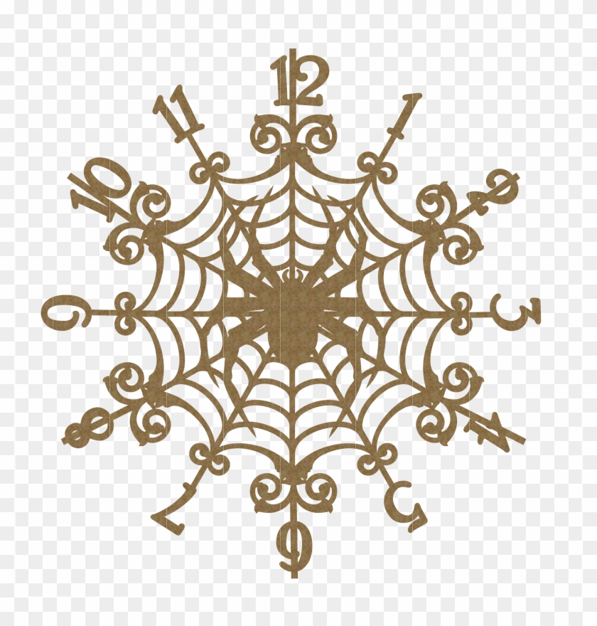 Spider Web C Clock Clipart #284339