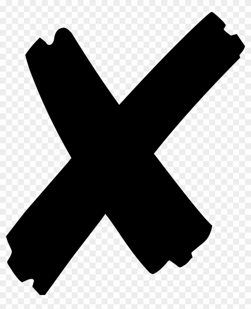 Mark, Cross, Wrong, Incorrect, No, Vote, Decision, - X Mark Clipart #284342