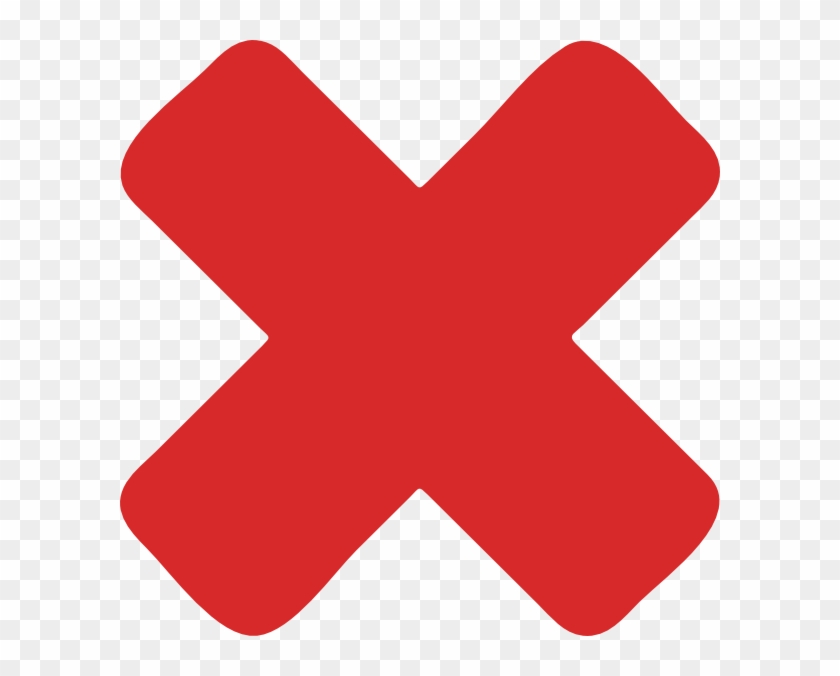 Cross Out Clip Art Clipart - Animated Cross Mark Gif - Png Download