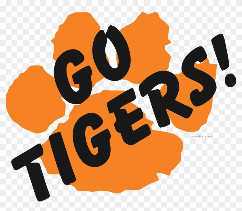 Go Tiggers Footprint Www - Go Tigers Clip Art - Png Download