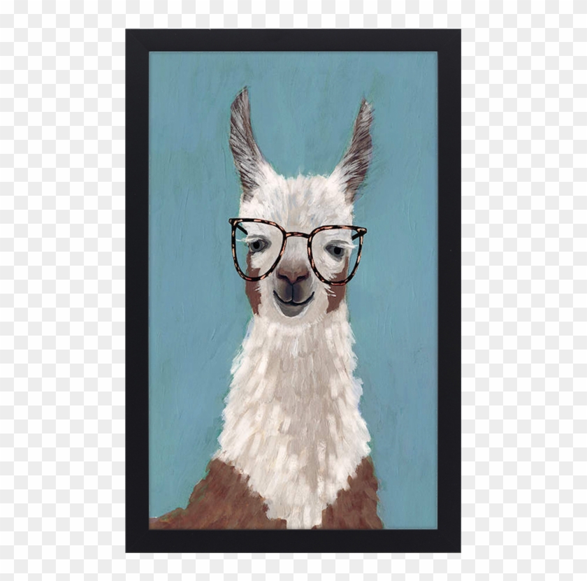 Alpaca With Specs Clipart #284684