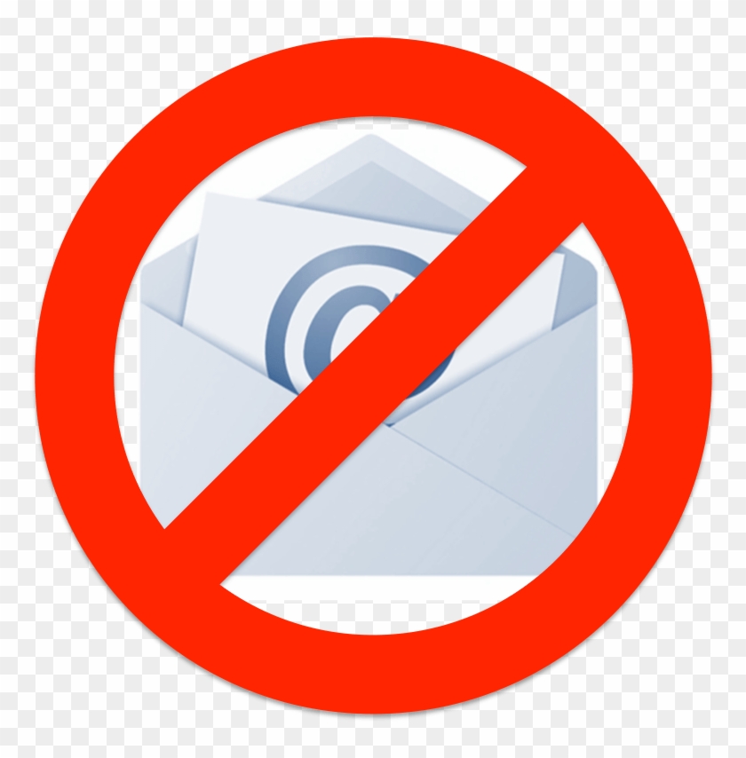 Email Icon Crossout - No Email Icon Clipart #284702