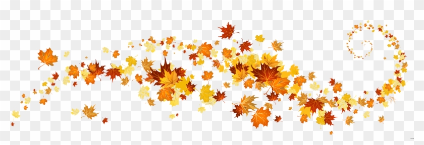 Clip Art Images - Fall Leaves Banner Clip Art - Png Download